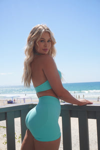 Scrunch Shorts - Mint