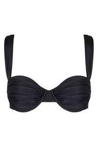 Niah Balconette Swim Bra - Black