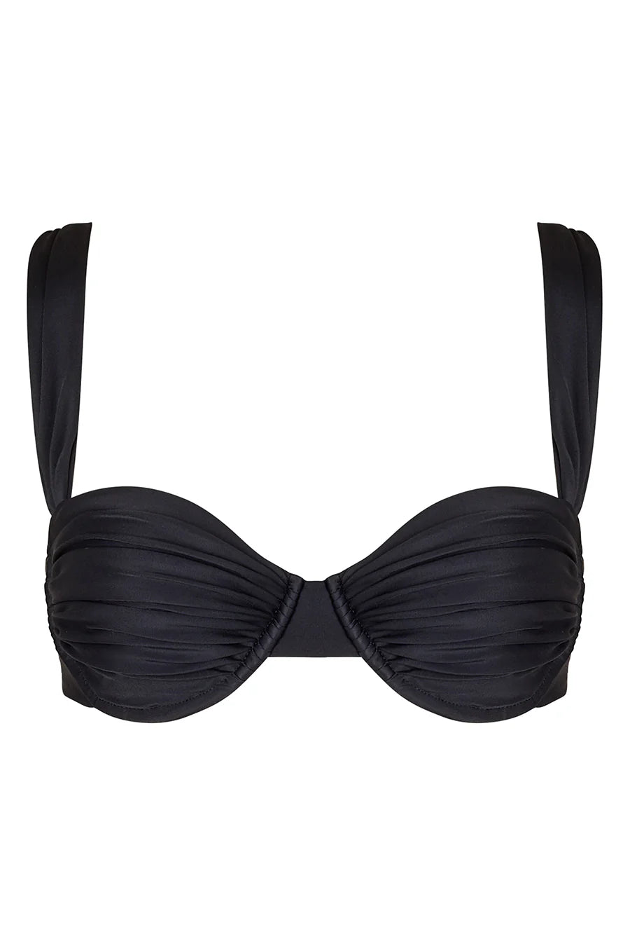 Niah Balconette Swim Bra - Black