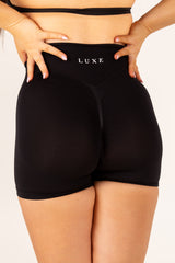 Scrunch Shorts - Black