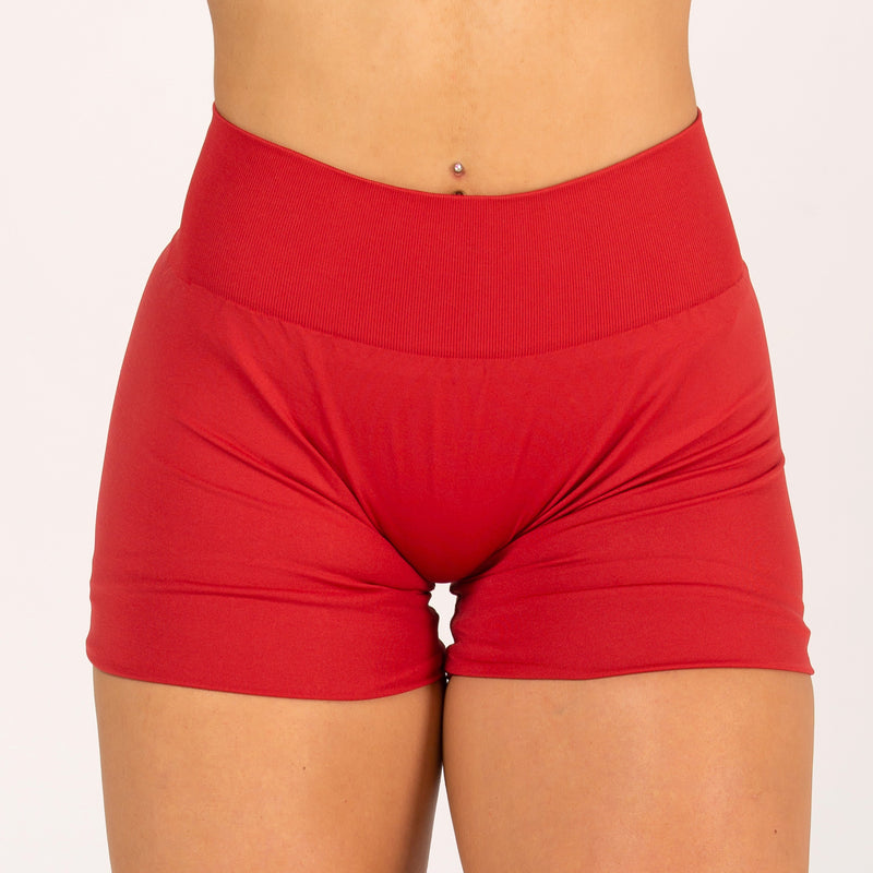 Seamless Shorts Red