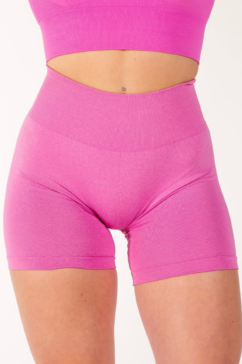 Seamless shorts bubblegum pink