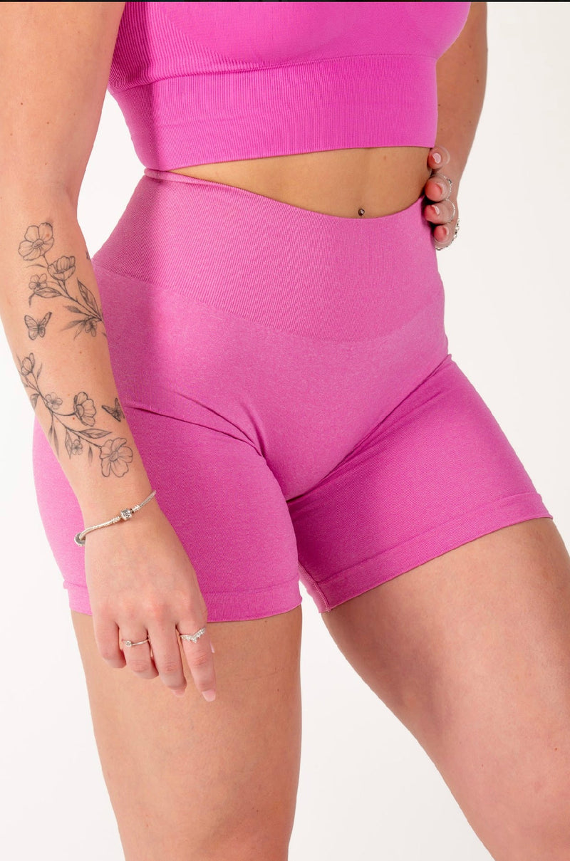 Seamless shorts bubblegum pink
